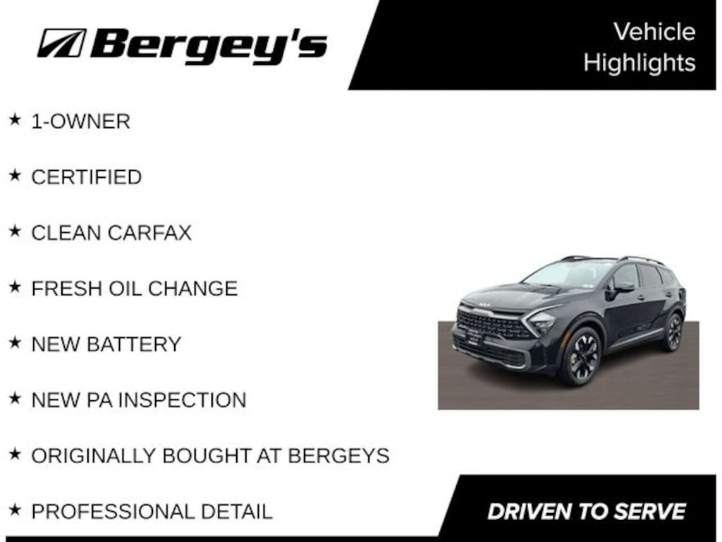 Certified 2023 Kia Sportage X-Line SUV