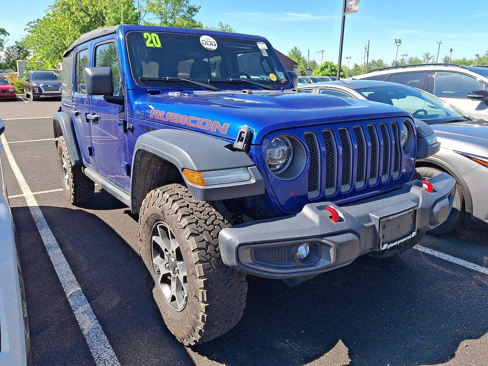 Used 2020 Jeep Wrangler Unlimited Rubicon with VIN 1C4HJXFN7LW195169 for sale in Colmar, PA