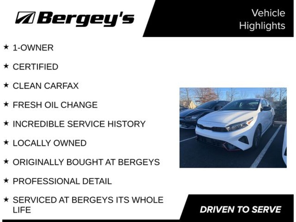 Certified 2023 Kia Forte GT-Line Sedan