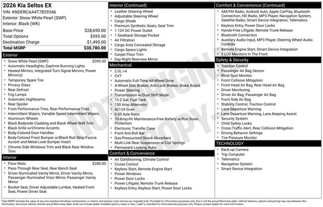 2026 Kia Seltos EX - Photo 45