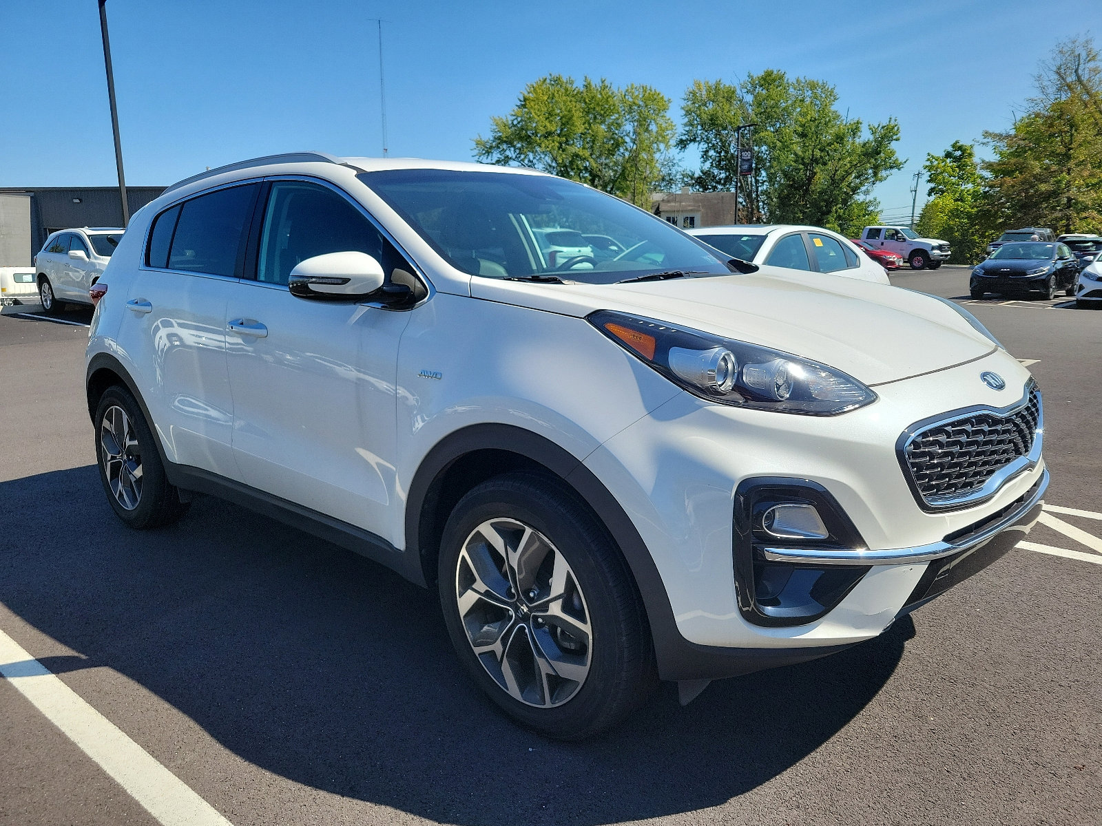 Used 2021 Kia Sportage EX with VIN KNDPNCAC8M7918750 for sale in Colmar, PA