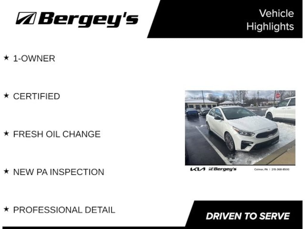 Certified 2021 Kia Forte GT Sedan