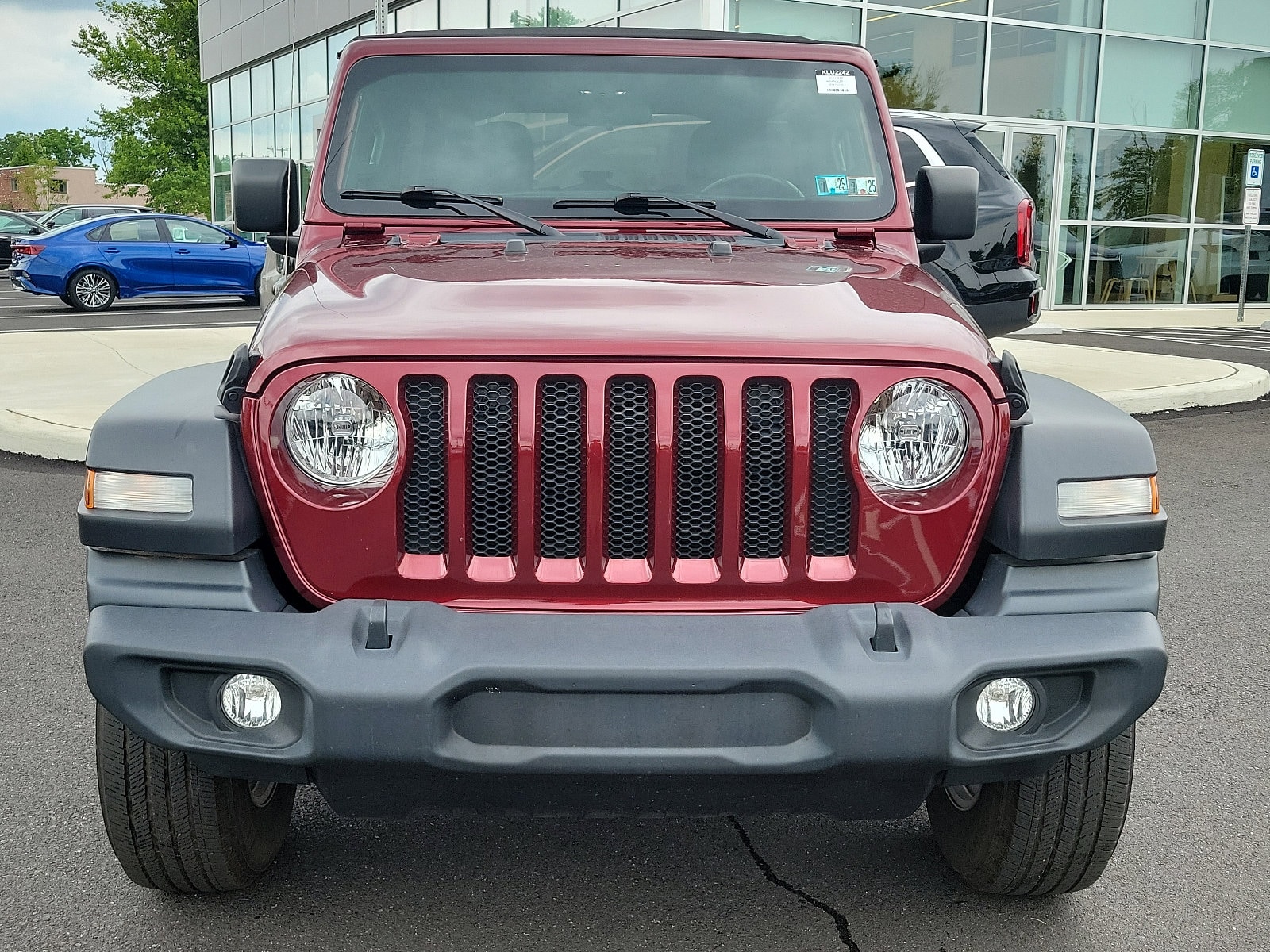 Used 2021 Jeep Wrangler Unlimited Sport S with VIN 1C4HJXDG6MW760369 for sale in Colmar, PA