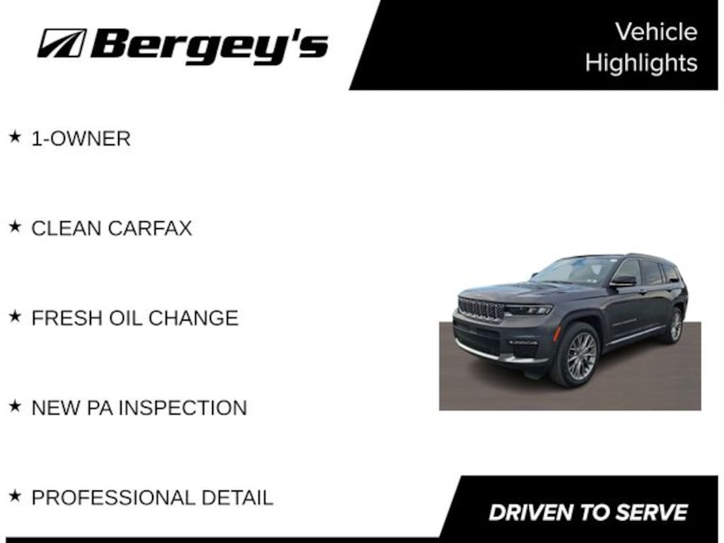 Used 2025 Jeep Grand Cherokee L Summit SUV