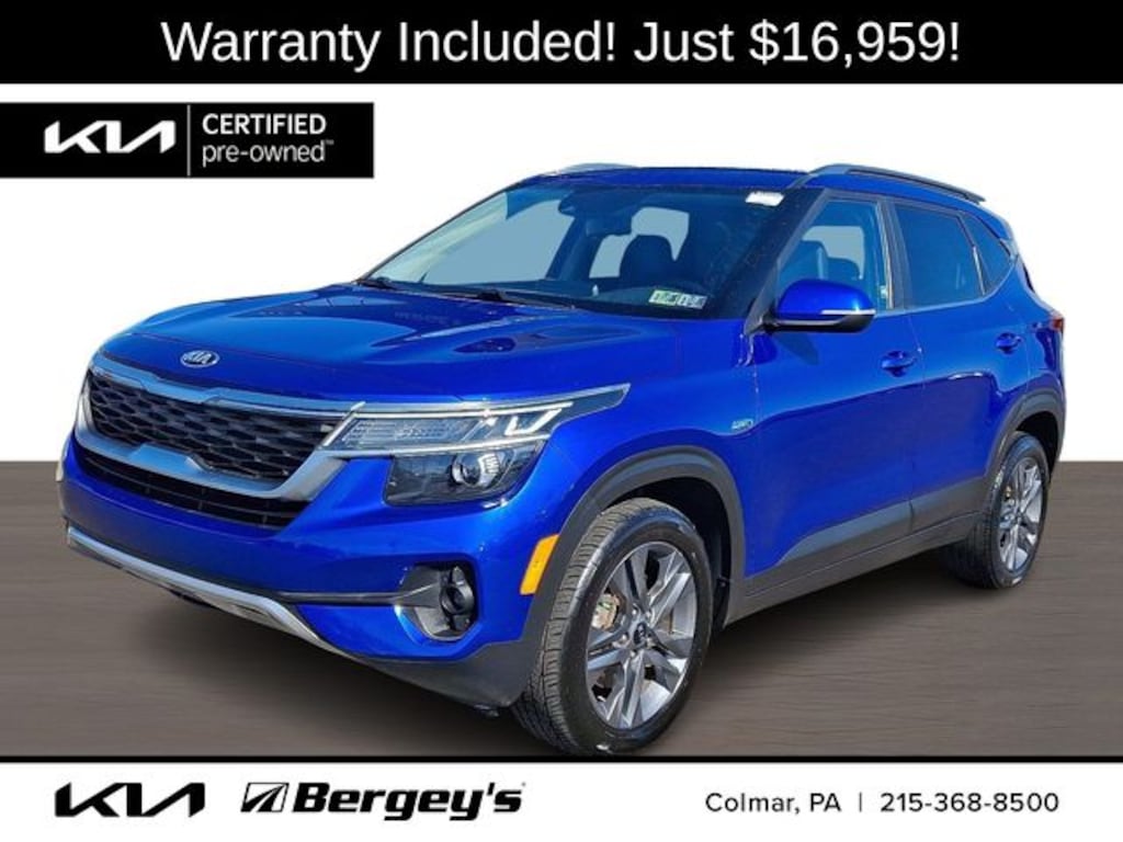 Certified 2021 Kia Seltos S SUV