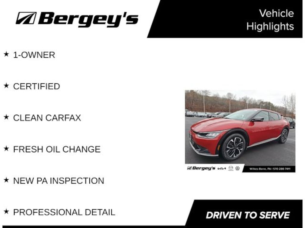 Certified 2023 Kia EV6 Wind SUV