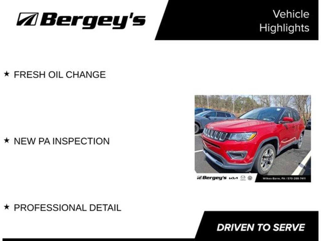 Used 2018 Jeep Compass Limited SUV