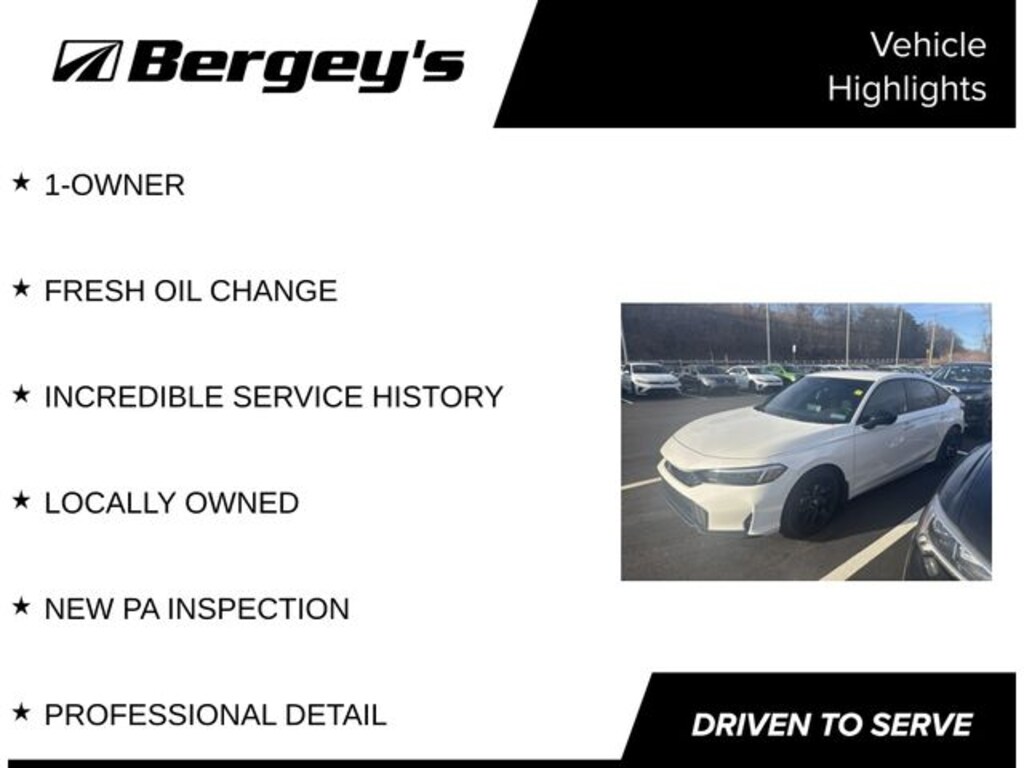 Used 2025 Honda Civic Sport Hatchback