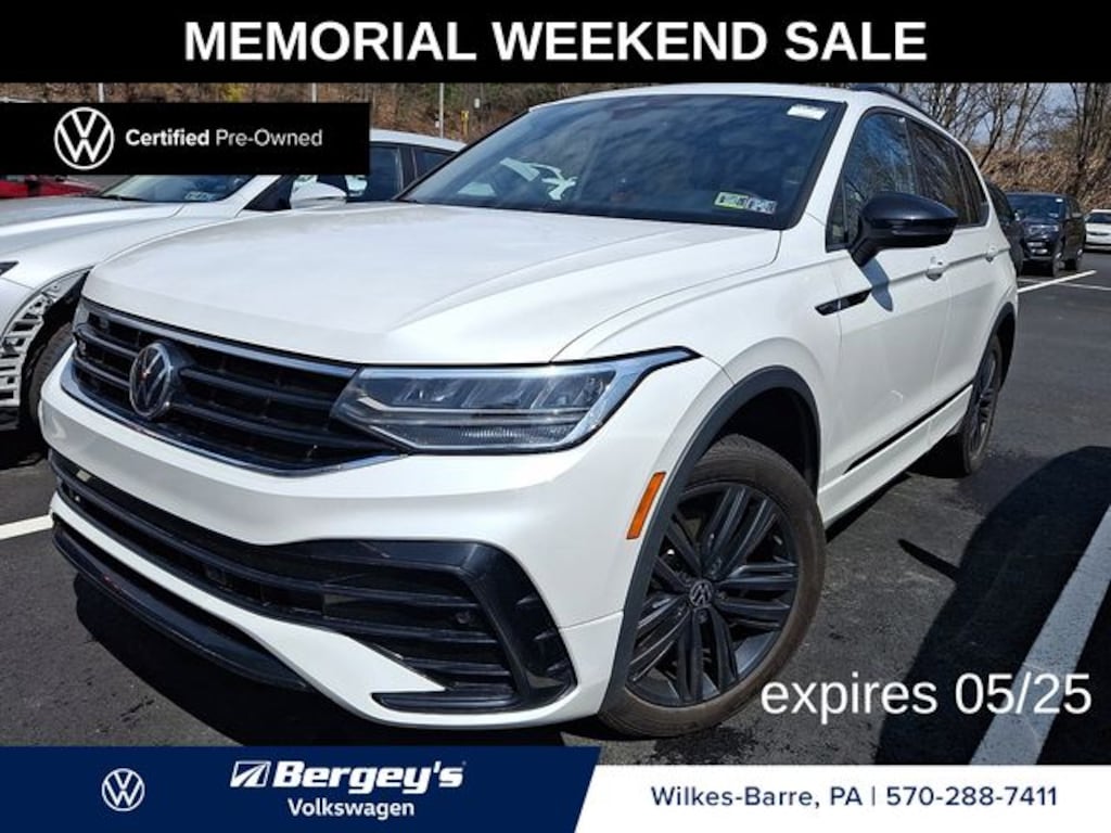 Certified 2022 Volkswagen Tiguan 2.0T SE R-Line Black SUV