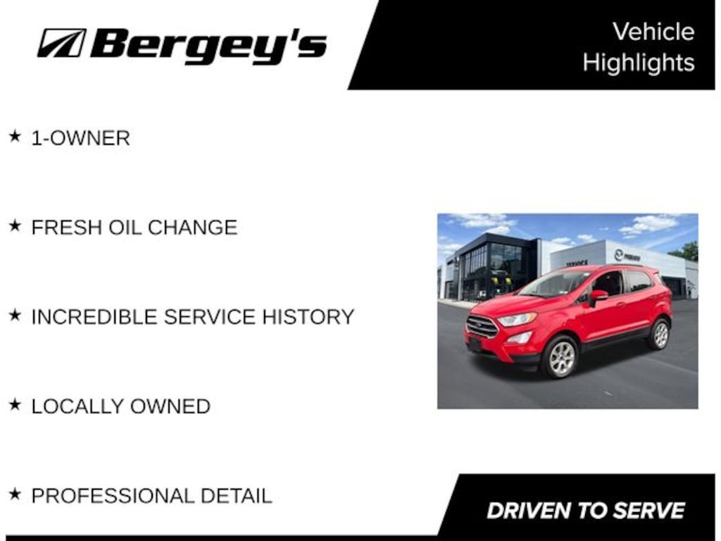 Used 2022 Ford EcoSport SE SUV