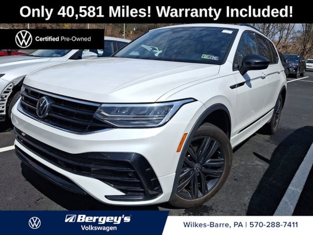 Certified 2022 Volkswagen Tiguan 2.0T SE R-Line Black SUV