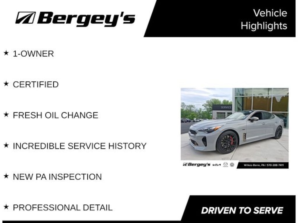 Used 2023 Kia Stinger GT2 Sedan