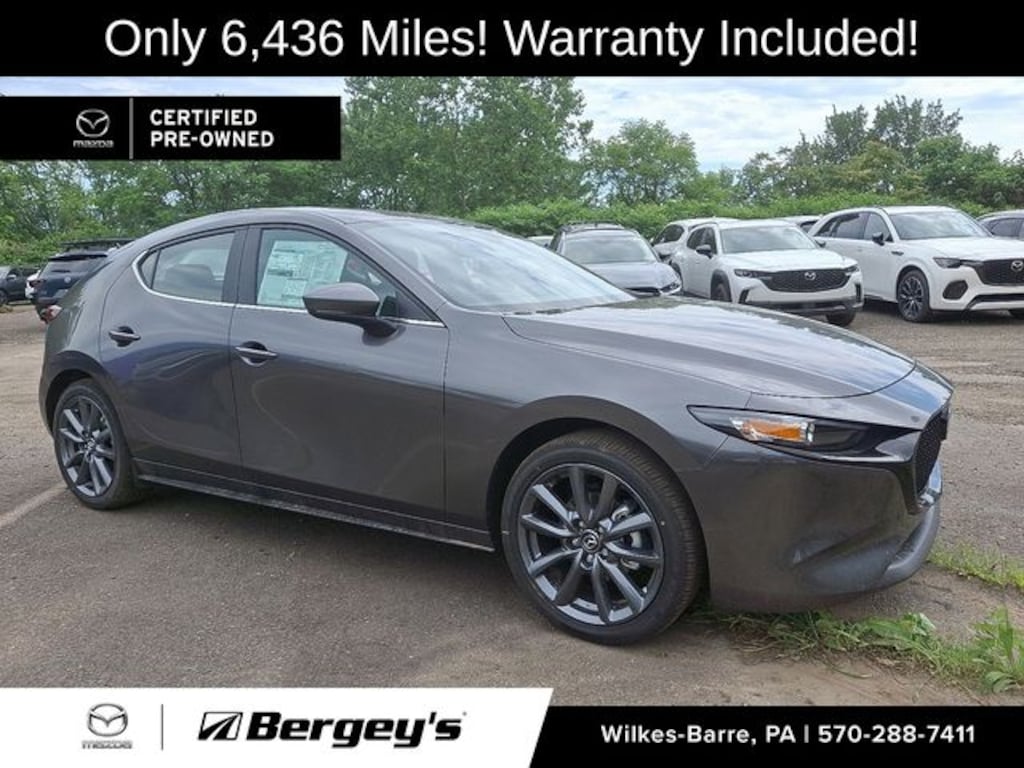 Certified 2025 Mazda Mazda3 2.5 S Preferred Package Hatchback