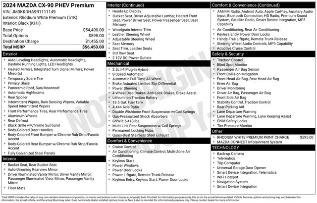 2024 Mazda CX-90 Premium Package - Photo 14