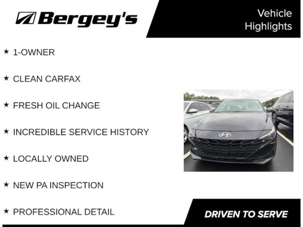 Used 2023 Hyundai Elantra Hybrid Blue Sedan
