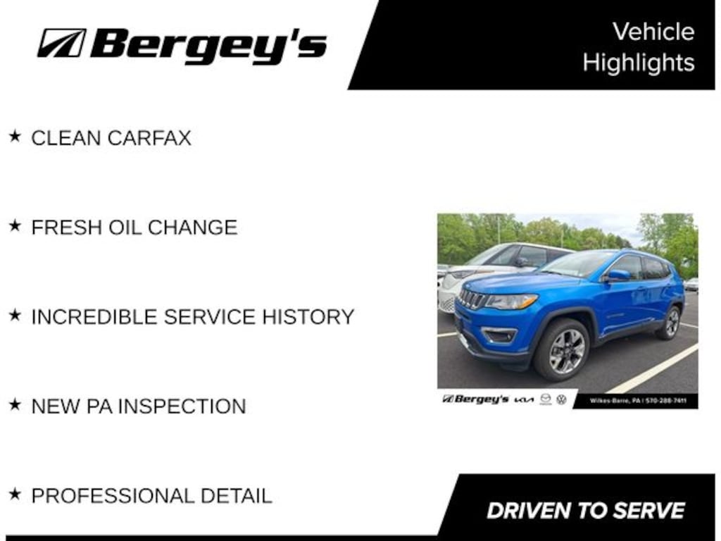 Used 2020 Jeep Compass Limited SUV