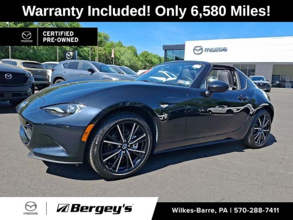 Certified 2024 Mazda MX-5 Miata RF Grand Touring Convertible