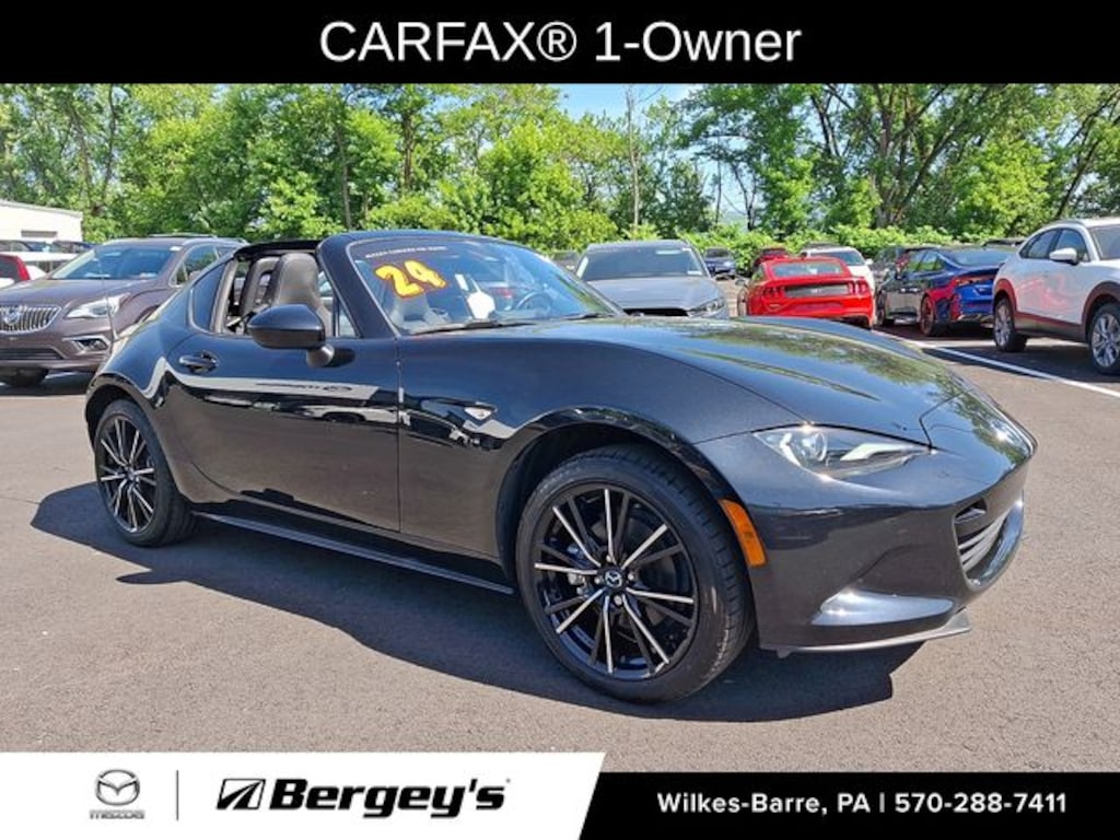 Certified 2024 Mazda MX-5 Miata RF Grand Touring Convertible