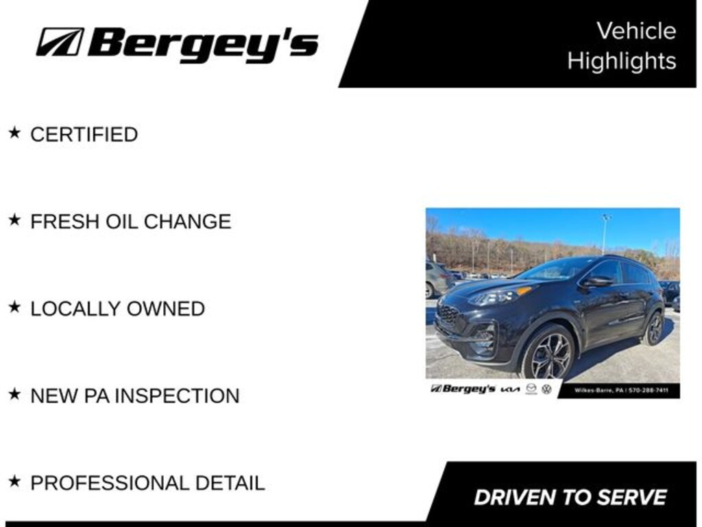 Certified 2021 Kia Sportage SX SUV