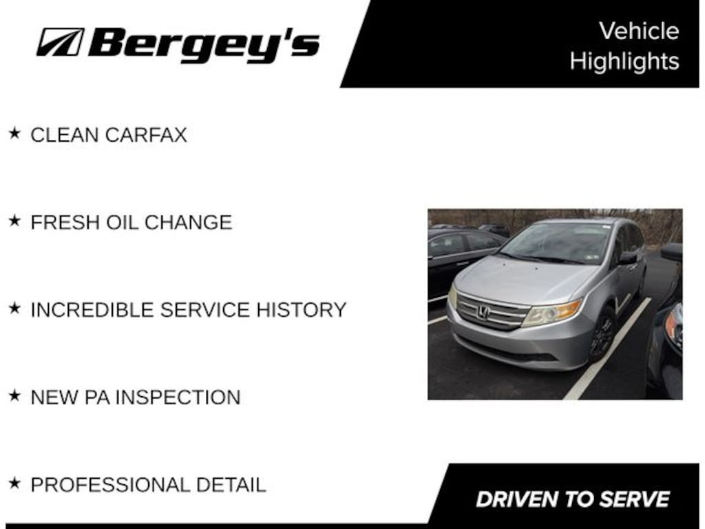 Used 2013 Honda Odyssey EX-L Minivan/Van