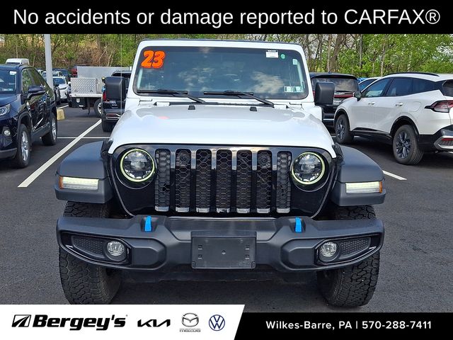 Used 2023 Jeep Wrangler 4xe Willys 4XE with VIN 1C4JJXN67PW605065 for sale in Colmar, PA