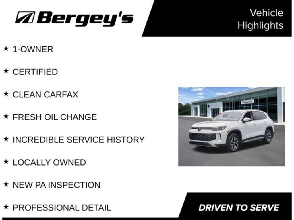 Certified 2025 Volkswagen Tiguan 2.0T S SUV