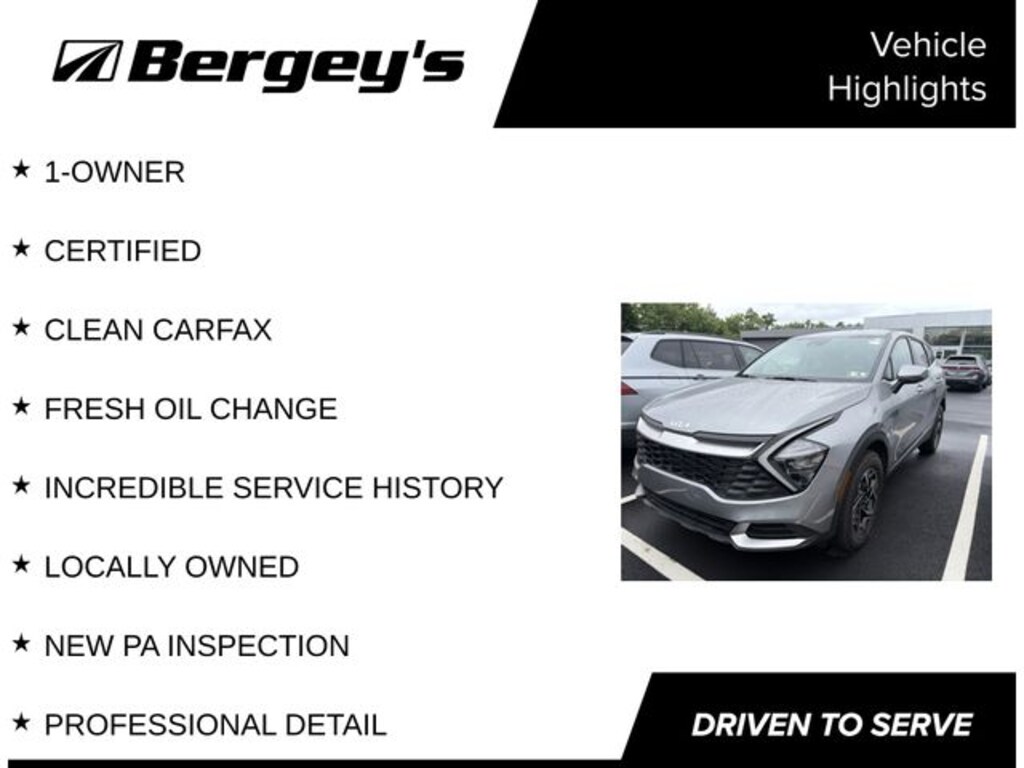 Certified 2023 Kia Sportage LX SUV