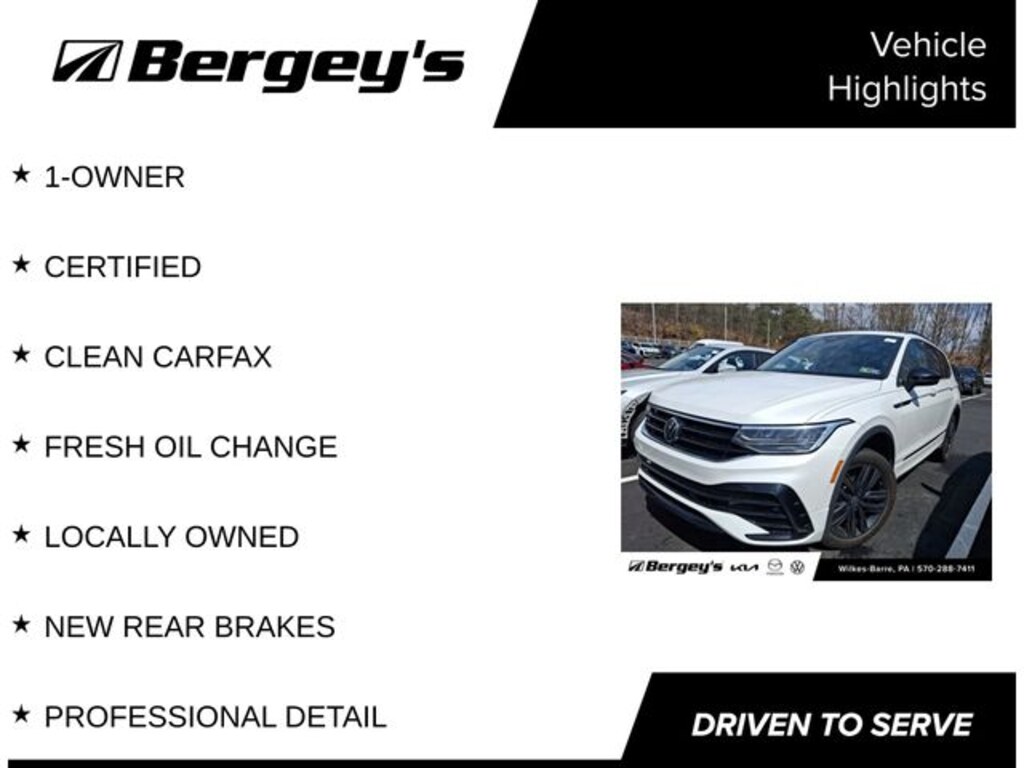 Certified 2022 Volkswagen Tiguan 2.0T SE R-Line Black SUV