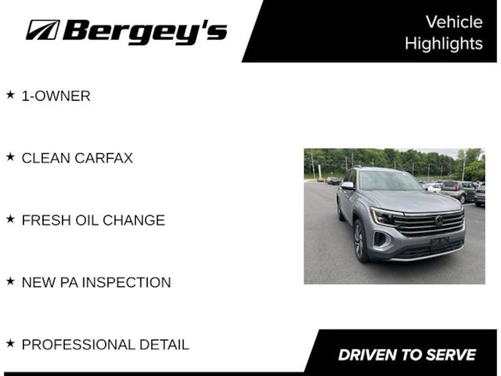 Certified 2025 Volkswagen Atlas 2.0T SE w/Technology SUV