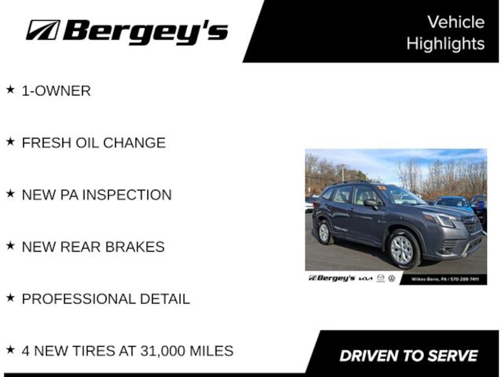 Used 2022 Subaru Forester Base SUV