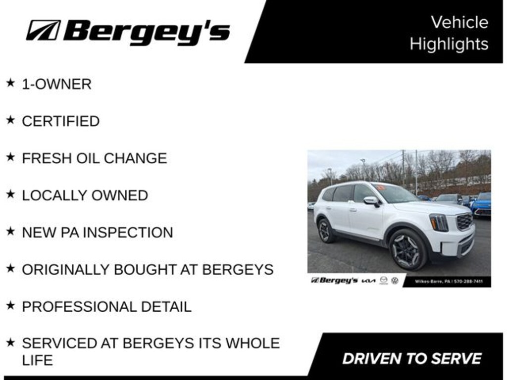 Certified 2023 Kia Telluride S SUV