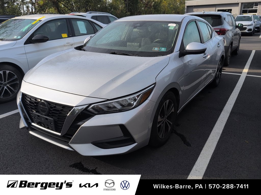Used 2021 Nissan Sentra SV with VIN 3N1AB8CV2MY295072 for sale in Colmar, PA