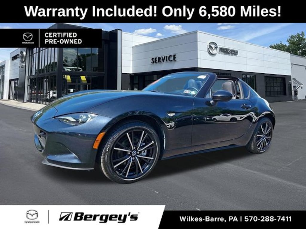 Certified 2024 Mazda MX-5 Miata RF Grand Touring Convertible