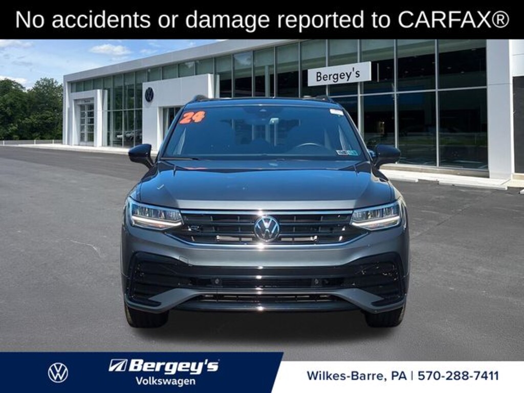 Certified 2024 Volkswagen Tiguan 2.0T SE R-Line Black SUV