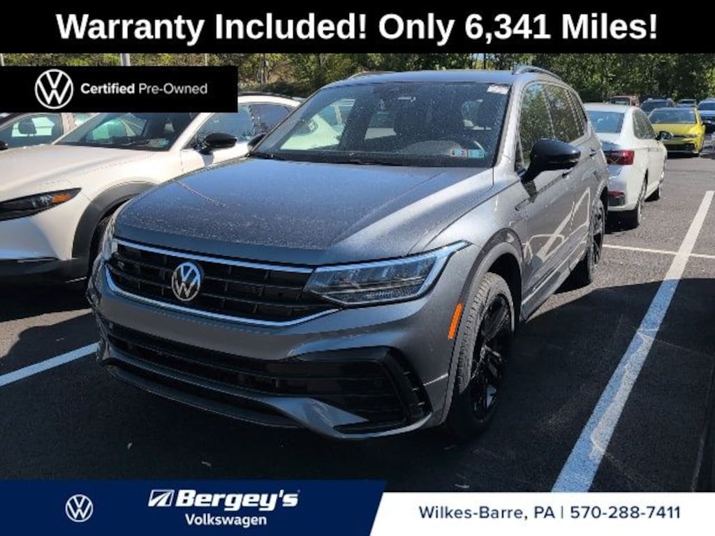 Certified 2024 Volkswagen Tiguan 2.0T SE R-Line Black SUV