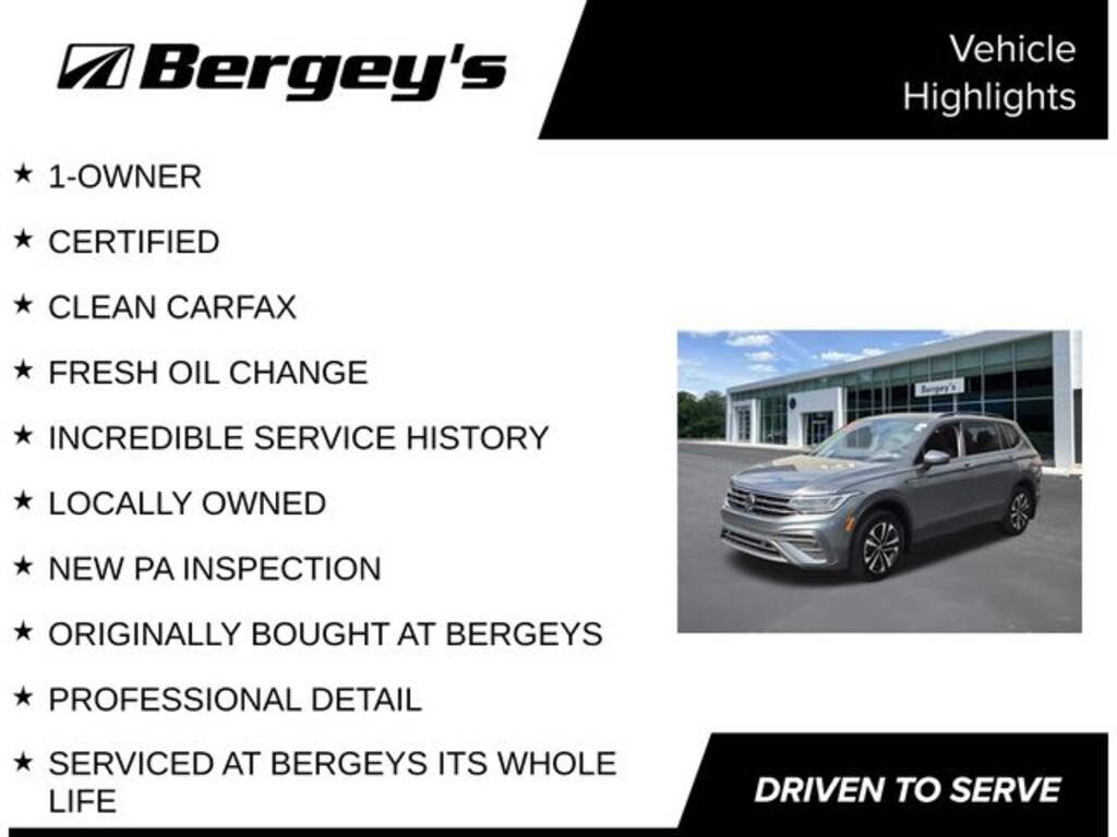 Certified 2023 Volkswagen Tiguan 2.0T S SUV