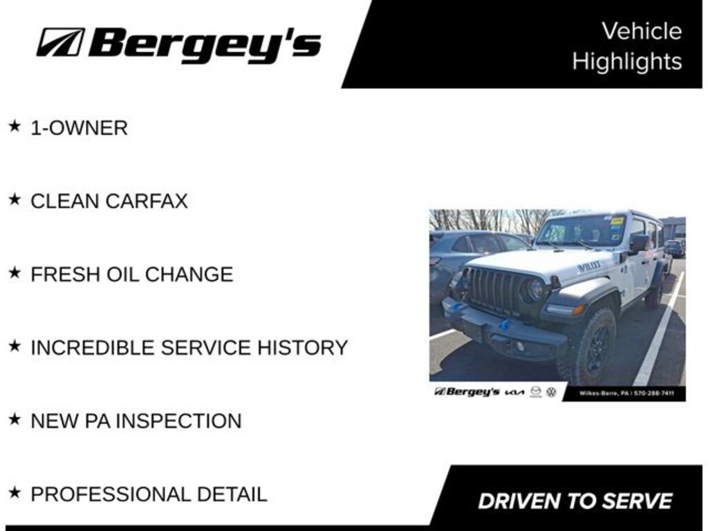 Used 2023 Jeep Wrangler Base 4xe SUV