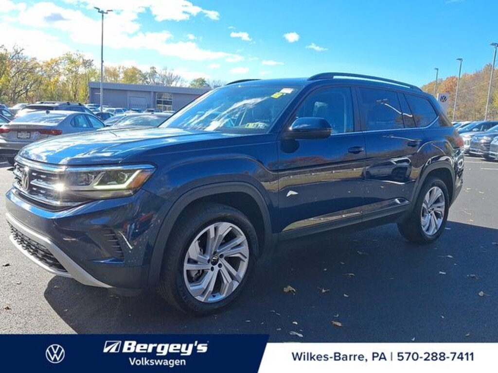 Certified 2021 Volkswagen Atlas 3.6L V6 SE w/Technology SUV