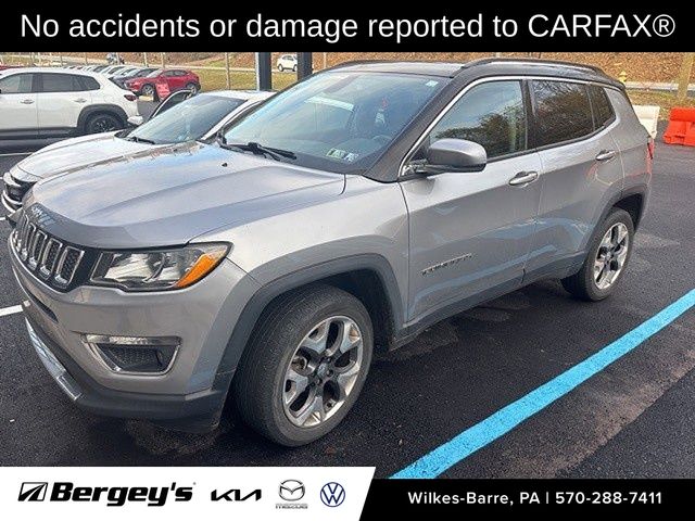 Used 2018 Jeep Compass Limited with VIN 3C4NJDCB5JT100879 for sale in Colmar, PA