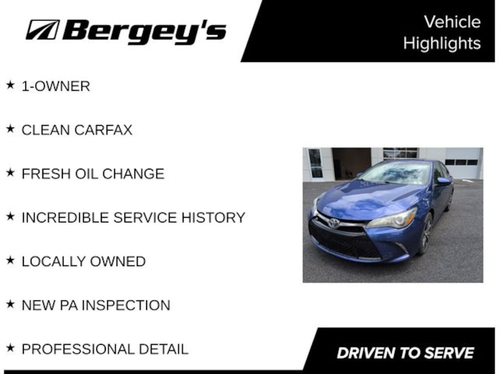 Used 2016 Toyota Camry XSE Sedan