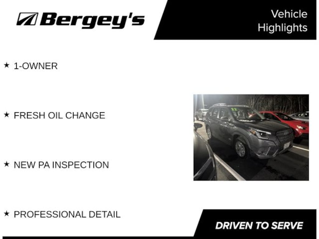 Used 2022 Subaru Forester Base SUV