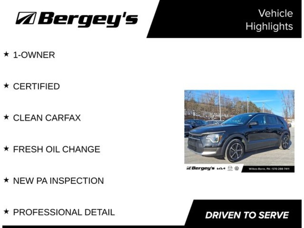 Certified 2025 Kia Niro LX SUV