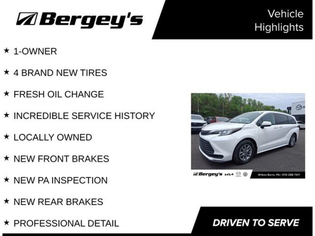 Used 2022 Toyota Sienna LE Minivan/Van