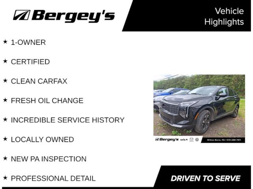 Certified 2026 Kia Sportage LX SUV