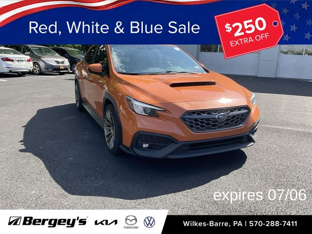 2022 Subaru WRX Premium Sedan | Solar Orange Pearl | Bergey's in