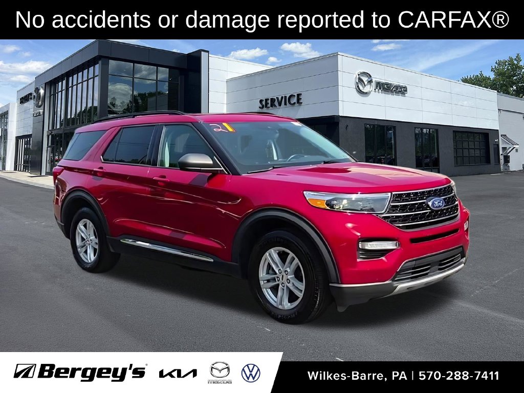 Used 2021 Ford Explorer XLT with VIN 1FMSK8DH7MGB11042 for sale in Colmar, PA