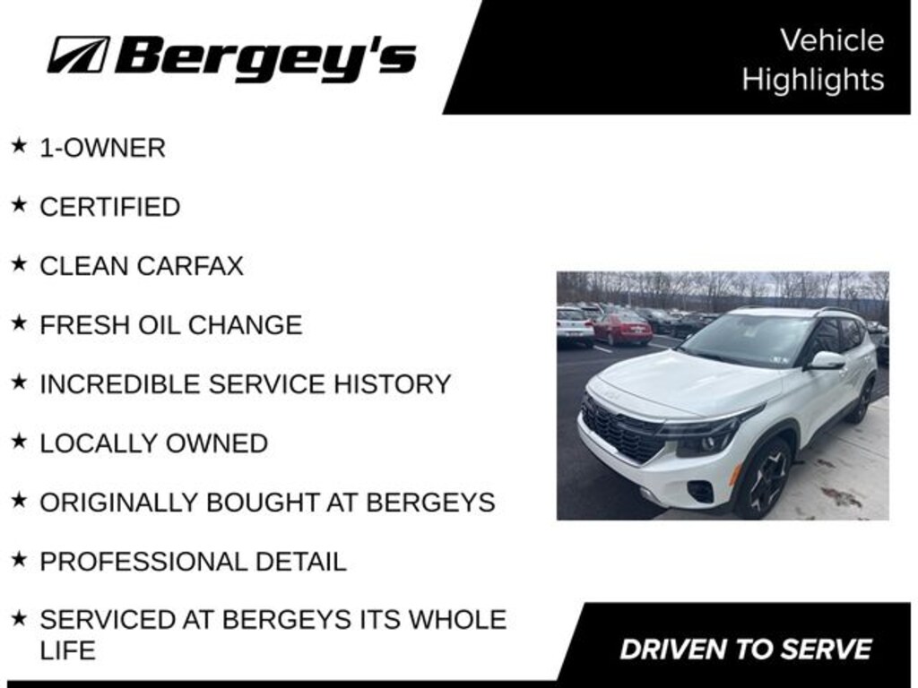 Certified 2024 Kia Seltos EX SUV