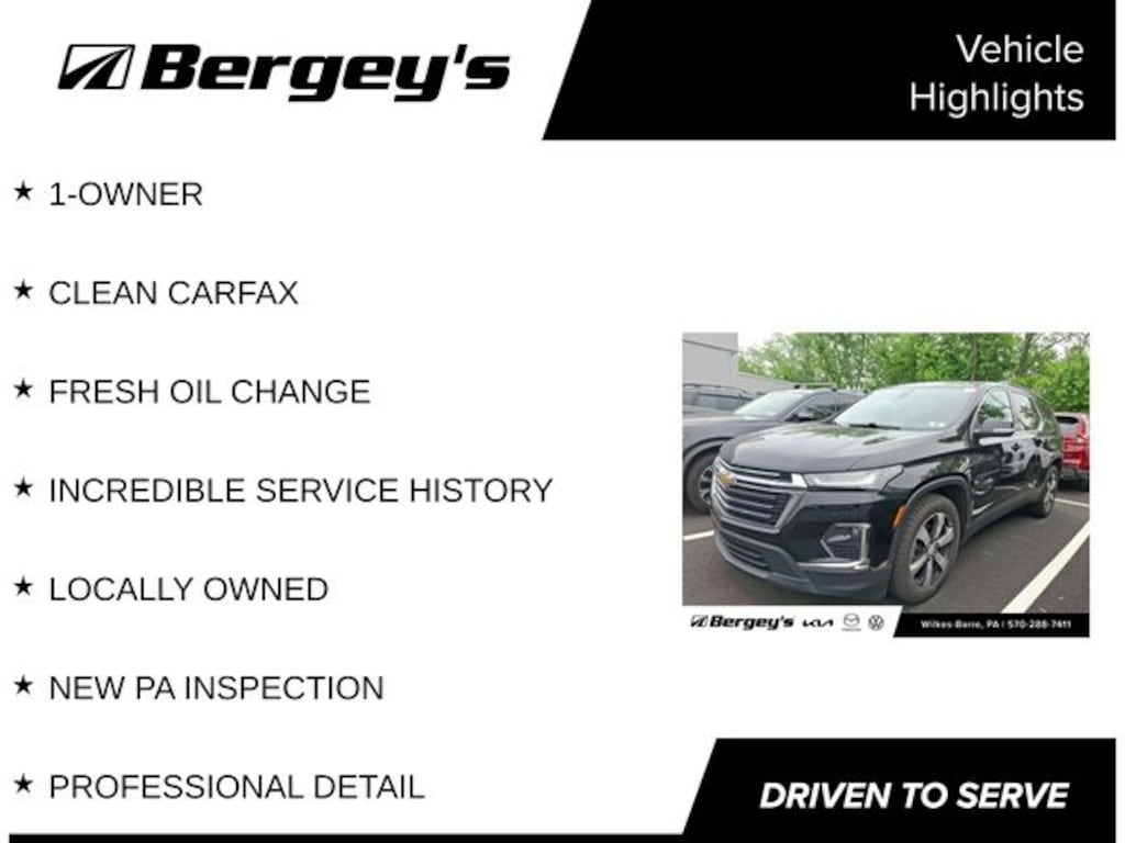 Used 2022 Chevrolet Traverse LT Leather SUV