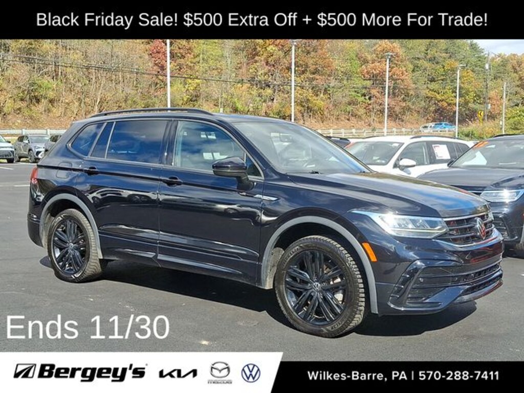Used 2022 Volkswagen Tiguan 2.0T SE R-Line Black SUV