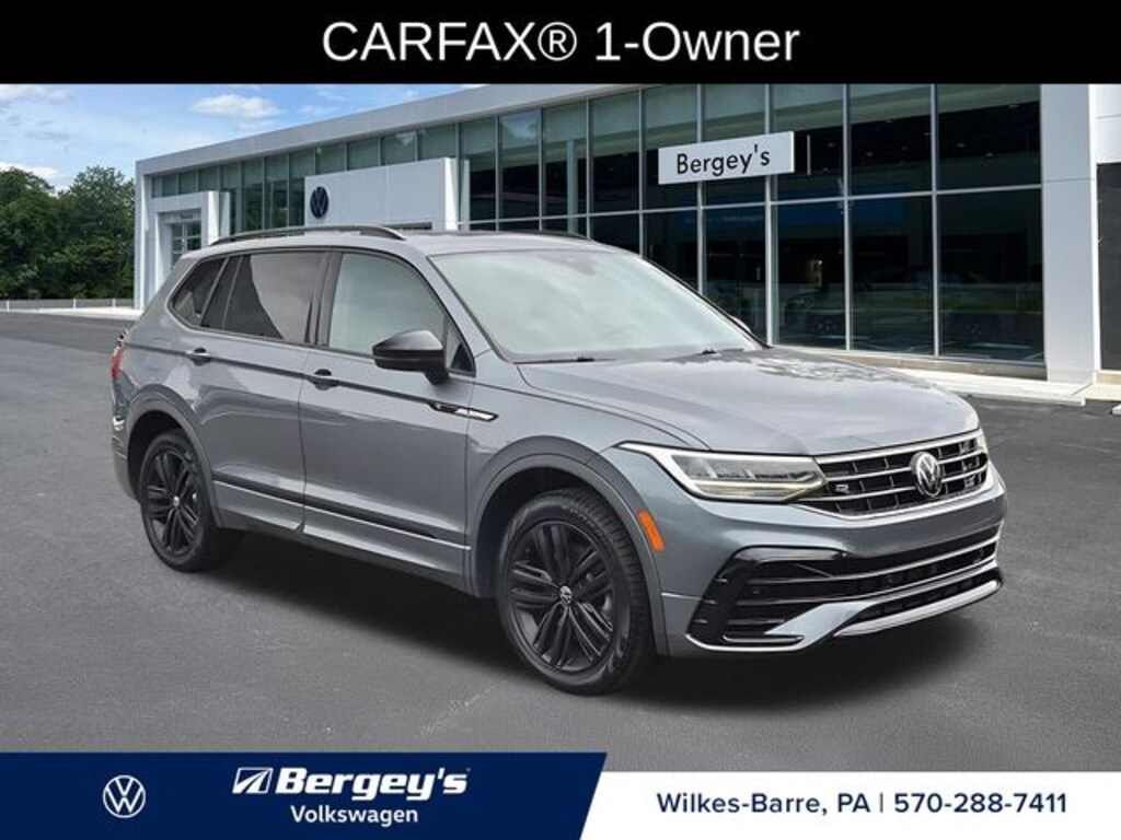 Certified 2022 Volkswagen Tiguan 2.0T SE R-Line Black SUV